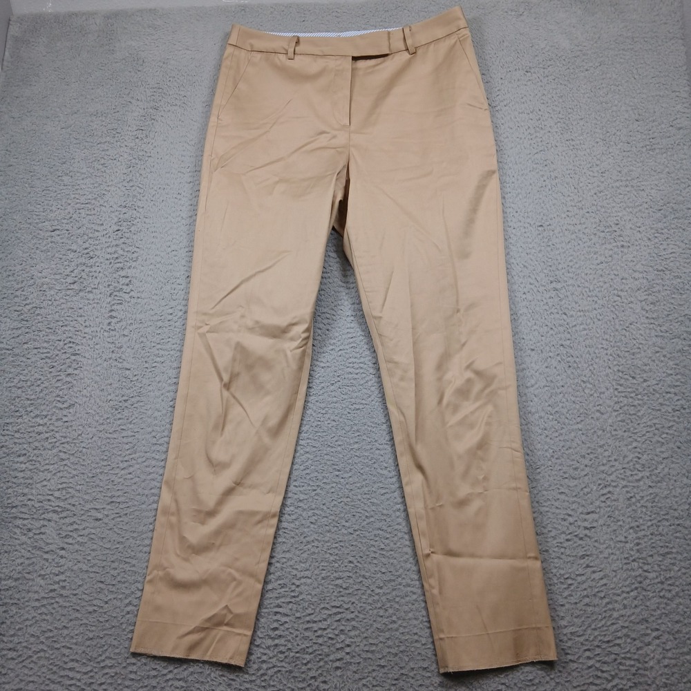 Brooks Brothers Women's Dress Pants Size 10 Tan Khaki Straight Leg read - Picture 2 of 9